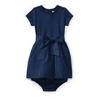 Ralph Lauren Fit-and-flare Dress & Bloomer Holiday Navy 3m