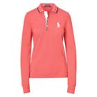 Ralph Lauren Tailored Fit Golf Polo Shirt Coral Glow