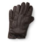Ralph Lauren Leather Touch Screen Gloves Circuit Brown