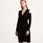 Ralph Lauren Lauren Cutout-shoulder Jersey Dress Black