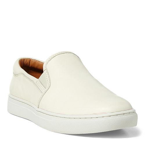Polo Ralph Lauren Drea Nappa Slip-on Sneaker Cream