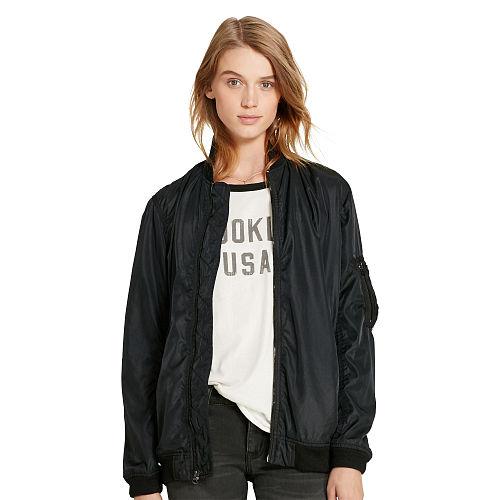 Ralph Lauren Denim & Supply Twill Bomber Jacket Polo Black