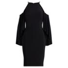 Ralph Lauren Flutter-sleeve Sheath Dress Black