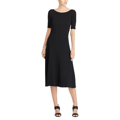 Ralph Lauren Lauren Waffle-knit Midi Dress