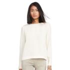 Polo Ralph Lauren Cady Vented-cuff Top Oyster Bay