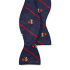 Ralph Lauren Striped Silk Repp Club Bow Tie Navy/red