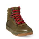 Ralph Lauren Alpine 100 Leather Sneaker Military Green