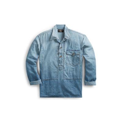 Ralph Lauren Indigo Denim Shirt Jason Wash