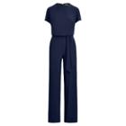 Ralph Lauren Lauren Petite Jersey Wide-leg Jumpsuit