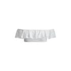Ralph Lauren Laser-cut Off-the-shoulder Top White