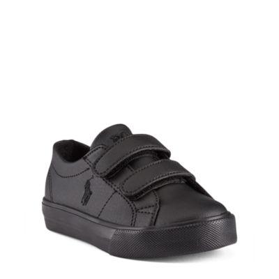 Ralph Lauren Scholar Ez Sneaker Triple Black Tumbled