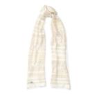 Ralph Lauren Pointelle-knit Scarf Cream Multi