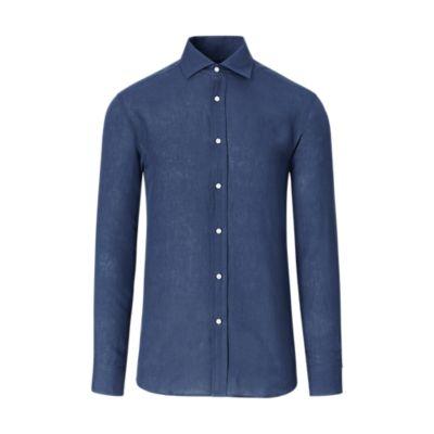Ralph Lauren Linen Shirt Classic Navy