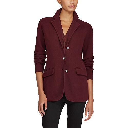 Ralph Lauren Lauren Knit Cotton Blazer