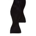 Ralph Lauren Cotton Velvet Bow Tie Black