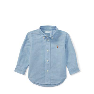 Ralph Lauren Cotton Oxford Shirt Blue 12m