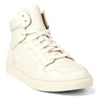 Polo Ralph Lauren Jory Calfskin High-top Sneaker Artist Cream
