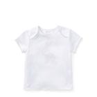 Ralph Lauren Bunny Cotton T-shirt White 9m