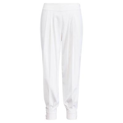 Ralph Lauren Tapered-leg Stretch Pant White