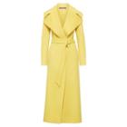 Ralph Lauren Danielson Cashmere Coat Yellow