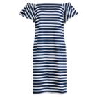 Ralph Lauren Lauren Petite Striped Off-the-shoulder-dress True Indigo/natural