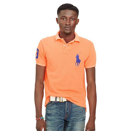 Polo Ralph Lauren Slim-fit Big Pony Polo Shirt Flo Beach Melon