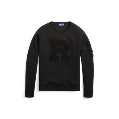 Ralph Lauren Cotton-blend Sweatshirt Polo Black
