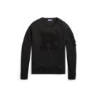 Ralph Lauren Cotton-blend Sweatshirt Polo Black
