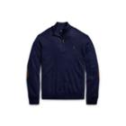 Ralph Lauren Merino Wool Half-zip Sweater Hunter Navy 1x Big