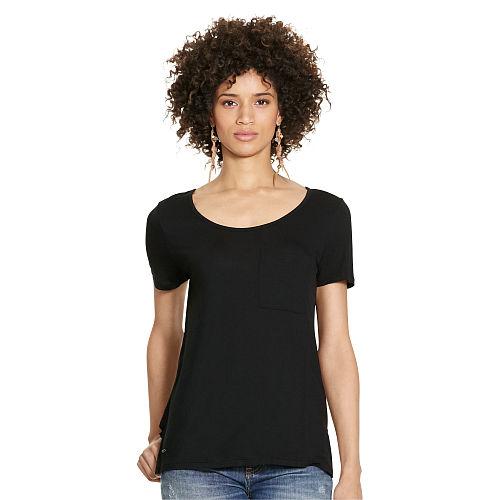 Polo Ralph Lauren Jersey Scoopneck Pocket Tee Polo Black