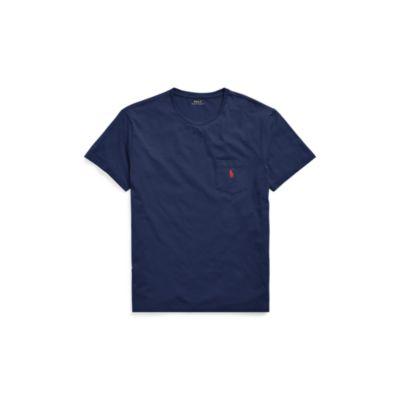 Ralph Lauren Custom Slim Fit Cotton T-shirt French Navy