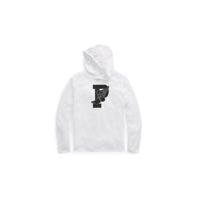 Ralph Lauren Performance Hooded T-shirt Pure White