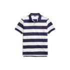 Ralph Lauren Classic Fit Jersey Polo Shirt Cruise Navy/white 2 1x Big