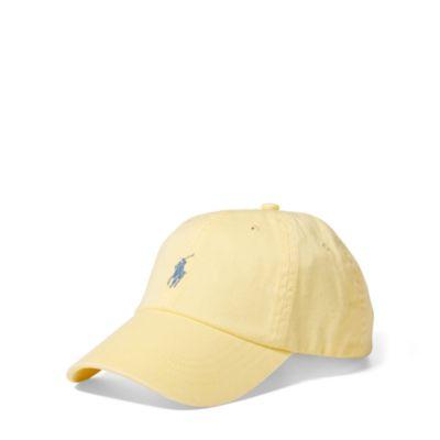 Ralph Lauren Cotton Chino Baseball Cap Banana Peel