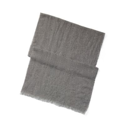 Ralph Lauren Linen-cashmere Blend Scarf Perfect Grey