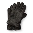 Ralph Lauren Leather Touch Screen Gloves Rl Black