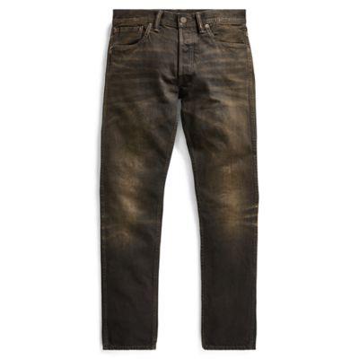 Ralph Lauren Slim Fit Selvedge Jean Erie Wash