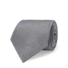 Ralph Lauren Sueded Peau De Soie Tie Grey