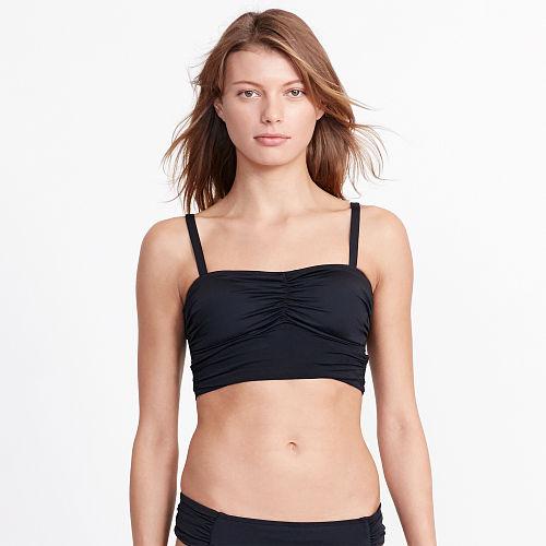 Ralph Lauren Lauren Cropped Bikini Top Black