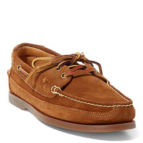 Polo Ralph Lauren Barnard Suede Boat Shoe Snuff