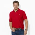 Ralph Lauren Men's Cotton Mesh Polo Shirt Rl 2000 Red 1x Big