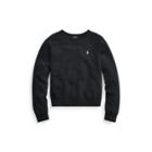 Ralph Lauren Fleece Pullover Polo Black