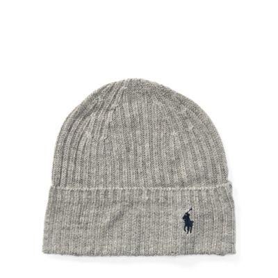 Ralph Lauren Rib-knit Linen Hat Lt Gry Htr