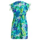 Ralph Lauren Lauren Tropical-print Cover-up Blue Multi