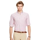 Polo Ralph Lauren Cotton Oxford Sport Shirt Crimson/white