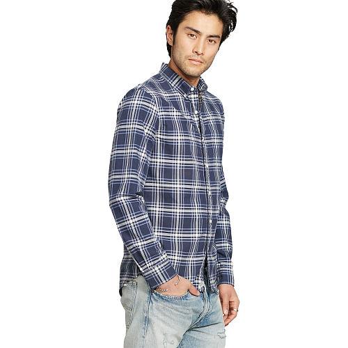 Ralph Lauren Denim & Supply Plaid Cotton Oxford Shirt Drennan Plaid