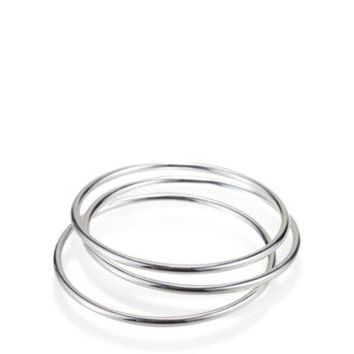 Ralph Lauren Silver-plated Bangle Set Silver