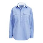 Ralph Lauren Long-sleeve Cotton Shirt 551 Blue/white