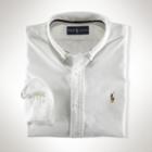 Polo Ralph Lauren Cotton Oxford Sport Shirt Bsr White