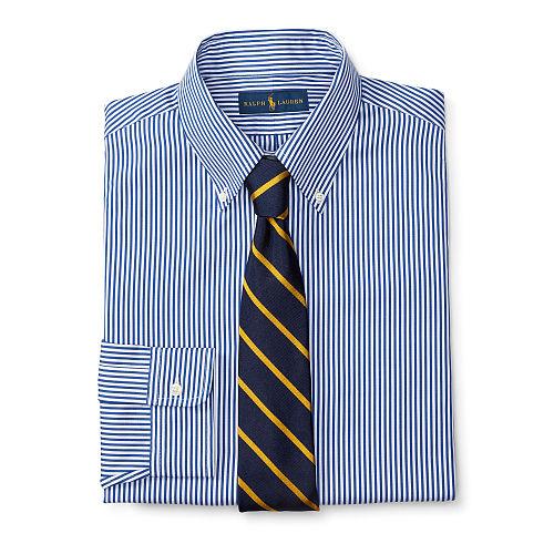 Polo Ralph Lauren Slim-fit Striped Dress Shirt 1124 Blue/white